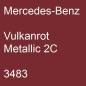 Preview: Mercedes-Benz, Vulkanrot Metallic 2C, 3483.